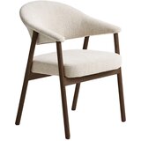 Unique Furniture Krem blagovaonske stolice u setu s naslonima za ruke 2 kom od punog hrasta Elk – | shoptok.hr