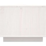  Klubska mizica bela 80×50×40 cm trdna borovina, (20712512) | Shoptok.si