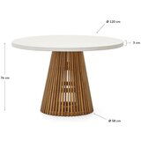 Kave Home Okrogla vrtna miza ø 120 cm Alcaufar – | Shoptok.si
