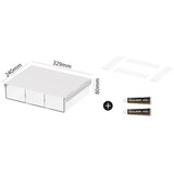 INF Izvlečna predalna škatla pod mizo – samolepilna, PET+ABS bela Velika, (5000256821) | Shoptok.si