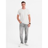 Ombre Men's full print knit shirt - white | Shoptok.si