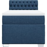  Krevet s oprugama i madracem plavi 90 x 190 cm od tkanine | shoptok.hr