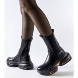 Gemre Black slip-on chunky ankle boots Sant'Egidio | Shoptok.si