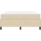 vidaXL Krevet s opruga kutije Krem, Crna 160 x 200 cm | shoptok.hr