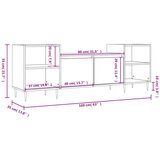 TV ormarić boja hrasta sonome 160x35x55 cm konstruirano drvo | shoptok.hr