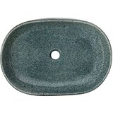 Nadgradni Nadpultni umivalnik turkizen ovalen 59x40x14 cm keram | Shoptok.si