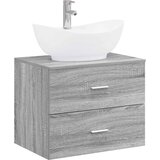  Set namještaja za kupaonicu Siva Sonoma Konstruirano drvo | shoptok.hr