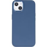 Satin silikonski ovitek za Samsung Galaxy S21 FE G990 - mat moder | Shoptok.si