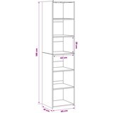  Kreveta Crni hrast 45 x 41 x 185 cm Konstruirano drvo Slike