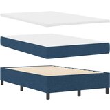  s opruga kutije s jastukom Plava 120 x 190 cm tkanina | shoptok.hr