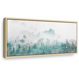  Slika - Turquoise Valley (1 Part) Narrow 90x30 U prirodnom drvenom okviru | shoptok.hr