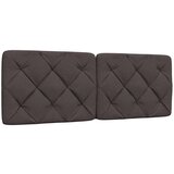  Posteljni okvir z LED brez vzmetnice temno rjav 120x200cm blago, (21793227) | Shoptok.si