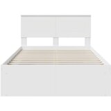  Konstrukcija postelje Bela 120 x 200 cm Konstruiran les, (5000103858) | Shoptok.si
