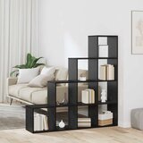 vidaXL Prekidač za sobu Knjiga Crni hrast 131.5 x 29 x 131.5 cm Cijene