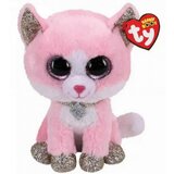 TY pliš Beanie Boos Fiona - roza mačka, 15 cm, 36366 Cene