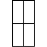 Pregrada za tuširanje od mutnog kaljenog stakla 118 x 190 cm | Eponuda.ba