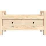  Klop za predsobo 80x40x43 cm trdna borovina, (20766929) | Shoptok.si