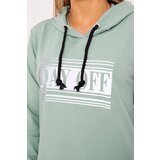 Kesi Dress with reflective print dark mint | shoptok.hr