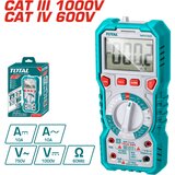 TOTAL TOOLS Digitalni multimeter, CATIII1000V/CATIV600V (TMT47503), (20928010) | Shoptok.si