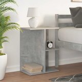 Noćni ormarić beton siva 46,5x29x61 cm konstruiranog drva | Eponuda.com