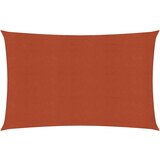  Senčno jadro 160 g/m² pravokotno terakota 3,5x5 m HDPE Cene