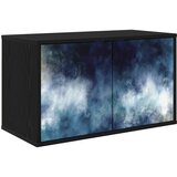  ormar za montažu na zid RAALTE 69 x 33 x 40 cm Crni hrast | shoptok.hr