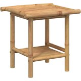 vidaXL Klubska mizica 45x45x45 cm bambus | Shoptok.si