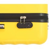 vidaXL 3-dijelni set čvrstih kovčega žuti ABS | shoptok.hr