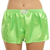 STYX Women's shorts classic rubber satin green (L1069)