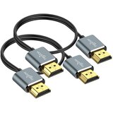 TWOZOH ultra tanek hdmi kabel 0,3 m – 4K 60 hz, 18 gbps, 2 kosa odprta embalaža Cene