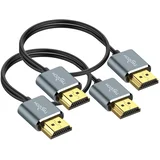 ultra tanek hdmi kabel 0,3 m – 4K 60 hz, 18 gbps, 2 kosa odprta embalaža