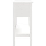  Konzolni stol bijeli 75 x 35 x 75 cm od masivne borovine | Eponuda.ba