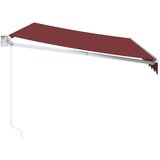 Tenda na ručno uvlačenje bordo 350 x 250 cm | shoptok.hr