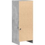  Komoda s LED svjetlima siva boja betona 38x34x100 cm drvena | shoptok.hr