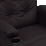 Naslonjač od umjetne kože crni - Crna 1 | shoptok.hr