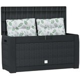  Vrtna kutija za pohranu antracit 119 x 48 x 60 cm polipropilen | shoptok.hr