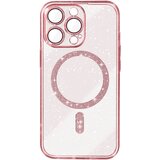 AVIZAR Ohišje za iPhone 15 Pro MagSafe Glitter, Šampanjec roza, (5000011047) | Shoptok.si