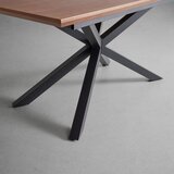Bessagi Home Raztegljiva Jedilna Miza Fulvio, Barva Oreha | Shoptok.si