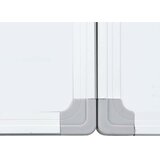  Magnetna bijela ploča sklopiva 180 x 100 x 1,7 cm aluminijska | shoptok.hr