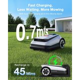 Ecovacs GOAT A1600 RTK robotska kosilnica (do 1600m2, LELS™ GPS navigacija, naklon do 50%, širina košnje 33cm, 400m2/h) - | Shoptok.si