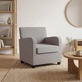  Fotelja Svjetlosiva Umjetno janjeće runo - Svjetlosiva | shoptok.hr