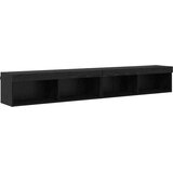 TV stene Panama 2 pcs Črna Orehovina 100 x 30 x 30 cm, (5000132236) | Shoptok.si