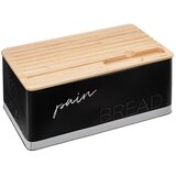 Five KUTIJA ZA KRUH COLOR 32,7X20,2X15CM LIM/HEVEA/NEHRĐAJUĆI ČELIK CRNA Slike