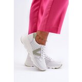 VINCEZA Women's Leather Lightweight Sports Shoes Beige Eleonori | Shoptok.si