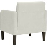 SOFA fotelja s naslonima za ruke krem boje 54 cm baršunasta | shoptok.hr