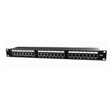Patch PANEL 24 PORTA cat.6, shielded, 19″ 1U, GEMBIRD, NPP-C624-002, designed for 19″ standard, 483x111x45 mm | Eponuda.ba