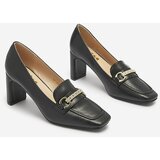 Resti Black women's moccasin style pumps Kolalic- Footwear | ePonuda.com