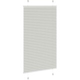 vidaXL Plisirana žaluzija svetlo siva 70x100 cm Širina tkanine 69,4 cm | Shoptok.si