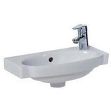 Jika Tigo White umivaonik (lavabo) 45x23,5x0,55 konzolni sa rupom za bateriju desno i sa prelivom 8.1521.2.000.106.1 | ePonuda.com