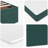 vidaXL okvir kreveta s madracima tamnozeleni 160x200cm baršunasti | shoptok.hr